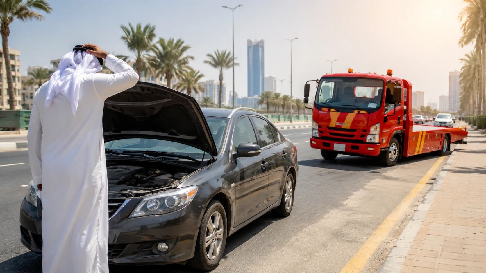 Car Breakdown in Jeddah Heat: What to Do Quickly